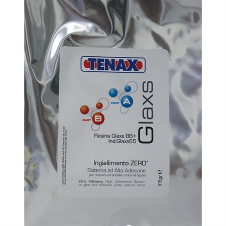Tenax Glaxs BB65 Glue Super Flowing Pouches 315 gm Part # 1RGLAXSBB02
