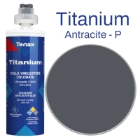 Asphalt Titanium Extra Rapid Cartridge Glue #1RTANTRACITE