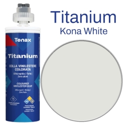 Kona White Titanium Extra Rapid Cartridge Glue #1RTKONAWHITE