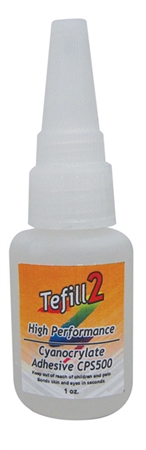 Tenax Tefill 2 Water Thicker Viscosity Cyonacrylate 1 oz Part # 1tefill2