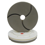 Tenax 6" Snail Lock Bullnose Quartz Automated Edge Polishing Wheel 60 W