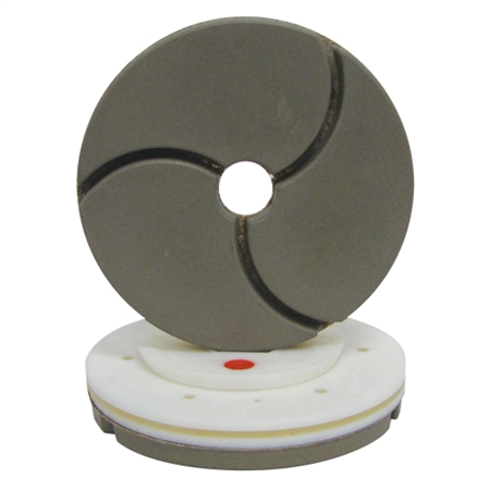 Tenax 6" Snail Lock Bullnose Quartz Automated Edge Polishing Wheel 80 W